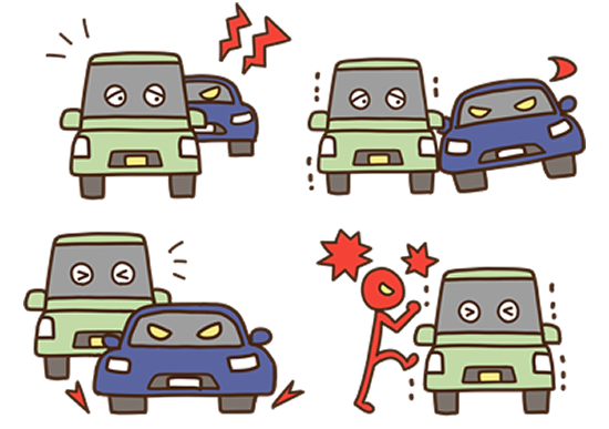 あおり運転抑止用マグネットシート